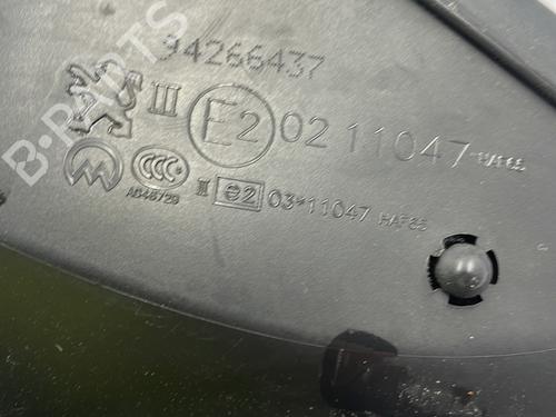 Right mirror PEUGEOT 208 I (CA_, CC_) 1.0 VTi | BP22843010C27 
