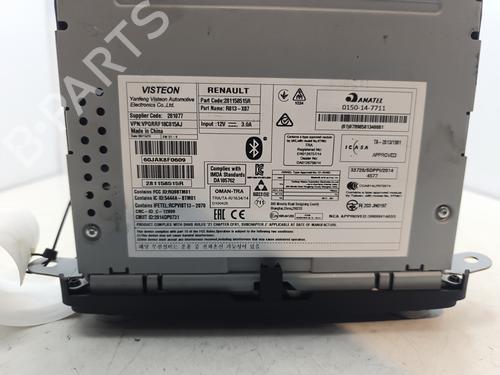 Radio DACIA SANDERO II 1.0 SCe 75 (B8JC, B8JD, B8NC) | BP30184356E6 