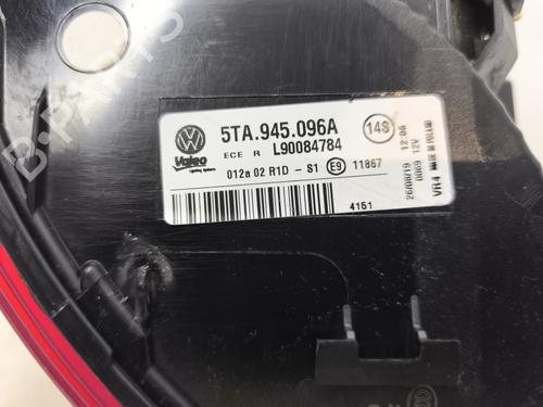 Højre baglygte VW TOURAN (5T1) 1.5 TSI | BP29726025C35 