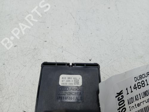 Used Left front window switch Left front window switch AUDI A3 Limousine (8VS, 8VM) 1.6 TDI (115 hp) 35885927 35885927