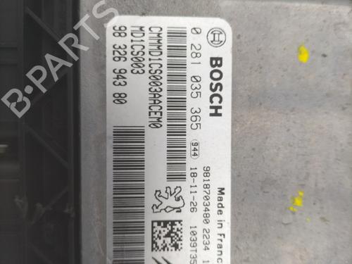 Engine control unit (ECU) CITROËN C4 CACTUS 1.5 BlueHDi 100 | BP30928993M57