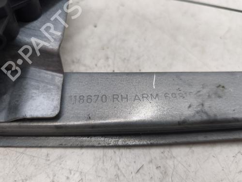 Used Front right window mechanism Front right window mechanism PEUGEOT 107 (PM_, PN_) 1.0 (68 hp) 28414886 28414886