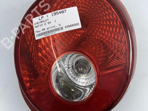 Right taillight CHEVROLET MATIZ (M200, M250) 1.0 | BP22815049C35 