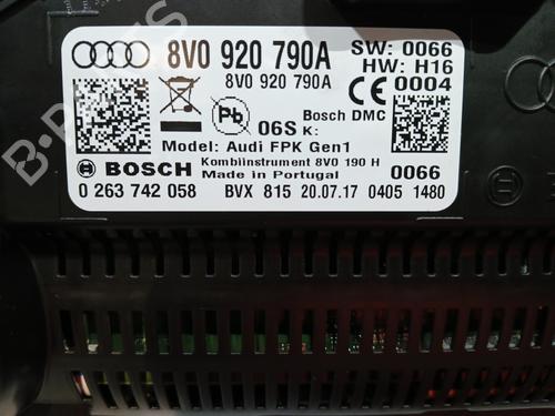 Instrument cluster AUDI Q2 (GAB, GAG) 1.4 TFSI | BP29466627C47 