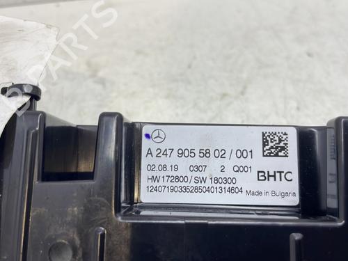 Climate control MERCEDES-BENZ A-CLASS (W177) A 250 4-matic (177.047) | BP27403901I5 