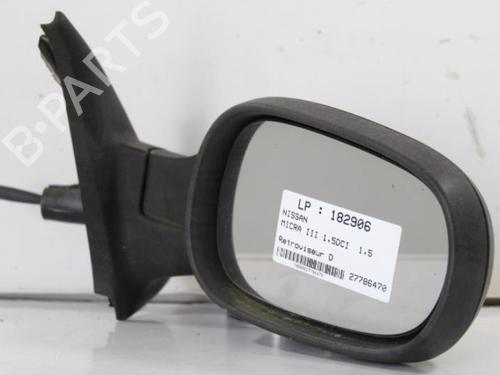 Used Right mirror NISSAN MICRA III (K12) 1.5 dCi (65 hp) 22813602