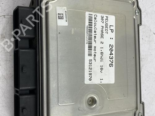 Used Engine control unit (ECU) PEUGEOT 307 (3A/C) 1.6 HDi (90 hp) 22817382