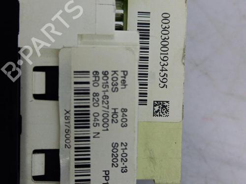 Climate control VW POLO V (6R1, 6C1) 1.6 TDI | BP22825754I5 