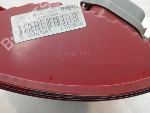Left taillight RENAULT CLIO II (BB_, CB_) 1.5 dCi (B/CB07) | BP29960181C34