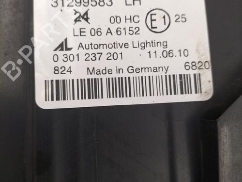 Used Left headlight Left headlight VOLVO V50 (545) 1.6 D (110 hp) 22840172 22840172