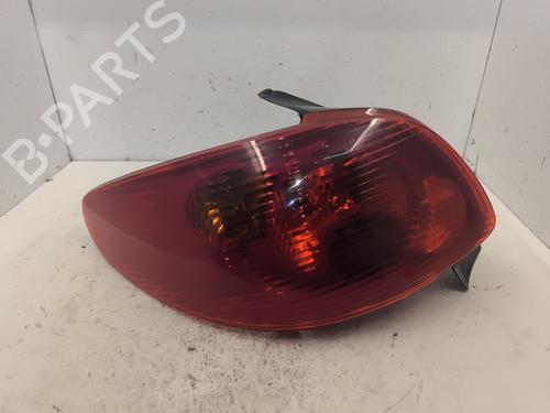Used Left taillight PEUGEOT 206 Hatchback (2A/C) 1.4 HDi eco 70 (68 hp) 24571035