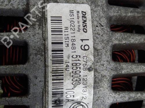 Used Alternator Alternator FIAT 500 (312_) 1.2 (312AXA1A) (69 hp) 22826079 22826079