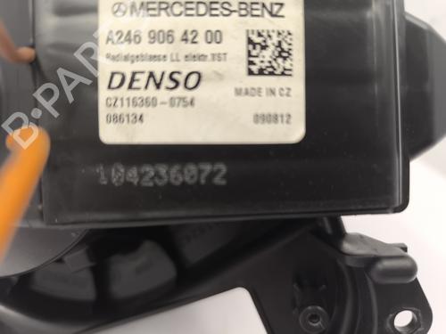 Heater blower motor MERCEDES-BENZ A-CLASS (W176) A 180 CDI (176.000) | BP24981745M62 