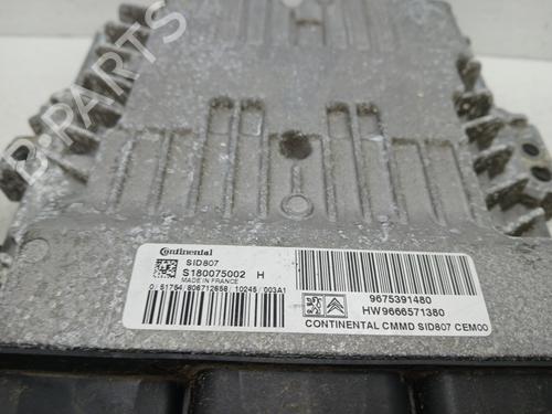 Engine control unit (ECU) CITROËN DS3 (SA_) 1.6 HDi 110 | BP31880296M57  - Image 5