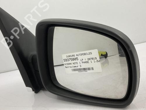 Used Right mirror NISSAN NOTE (E11, NE11) 1.5 dCi (86 hp) 22820441