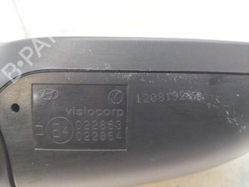 Right mirror HYUNDAI i30 (FD) 1.6 CRDi | BP32228405C27 