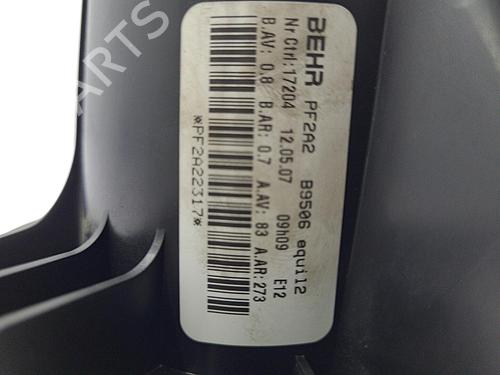 Used Heater blower motor PEUGEOT 307 (3A/C) 1.6 HDi 110 (109 hp) 22822210