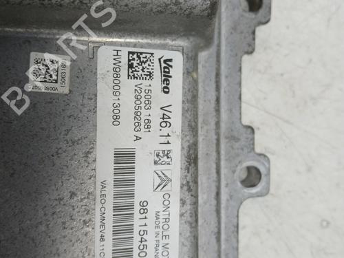 Used Engine control unit (ECU) Engine control unit (ECU) PEUGEOT 208 I (CA_, CC_) 1.2 VTI 82 (82 hp) 31948007 31948007