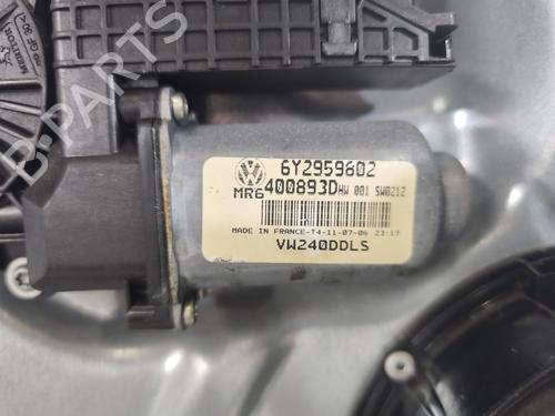 Used Front left window mechanism Front left window mechanism VW POLO IV (9N_, 9A_) 1.4 TDI (80 hp) 39663842 39663842