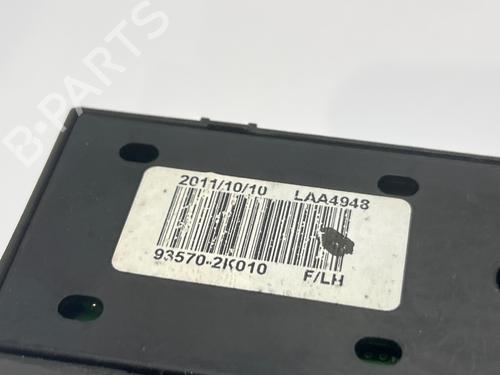 Left front window switch KIA SOUL I (AM) 1.6 CRDi 128 | BP38326227I27 - Image 4