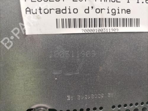 Used Radio Radio PEUGEOT 207 (WA_, WC_) 1.6 HDi (90 hp) 23254777 23254777