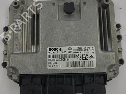 Engine control unit (ECU) PEUGEOT 307 (3A/C) 1.6 HDi | BP22819350M57 