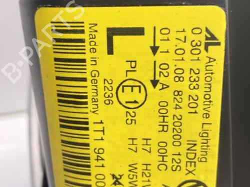Left headlight VW TOURAN (1T1, 1T2) 1.9 TDI | BP24539342C28 