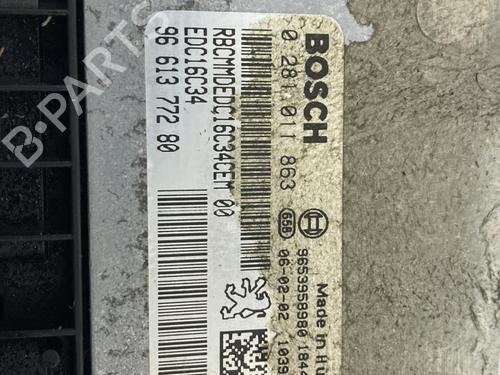 Used Engine control unit (ECU) PEUGEOT 307 (3A/C) 1.6 HDi (90 hp) 22818295