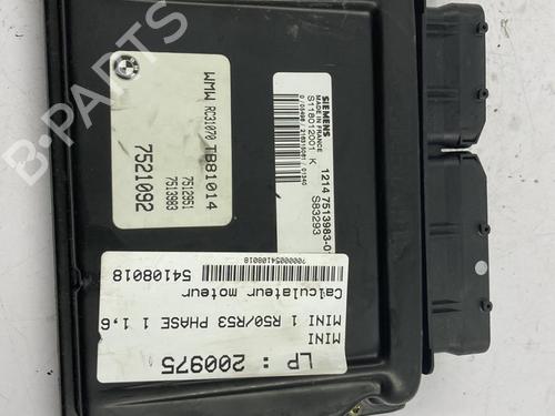 Engine control unit (ECU) MINI MINI (R50, R53) Cooper | BP22817880M57 