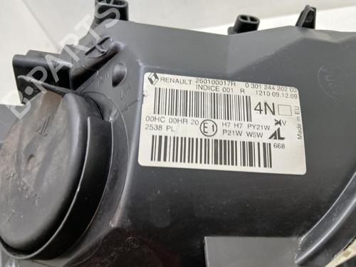 Right headlight RENAULT MEGANE III Hatchback (BZ0/1_, B3_) 1.5 dCi (BZ09, BZ0D, BZ1W, BZ29, BZ14) | BP38008689C29 - Image 3
