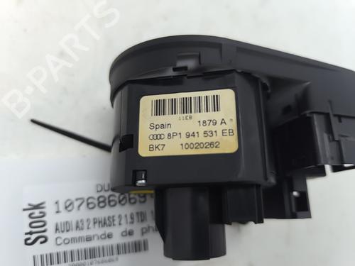 Headlight switch AUDI A3 (8P1) 1.9 TDI | BP26906738I24 