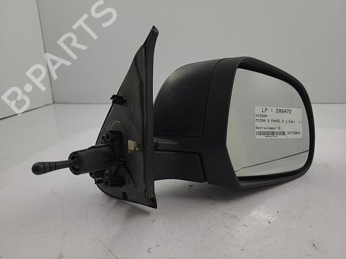 Right mirror NISSAN MICRA III (K12) 1.5 dCi | BP22819136C27 