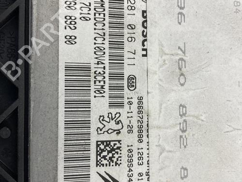 Engine control unit (ECU) PEUGEOT 206+ (2L_, 2M_) 1.4 HDi eco 70 | BP22818137M57 