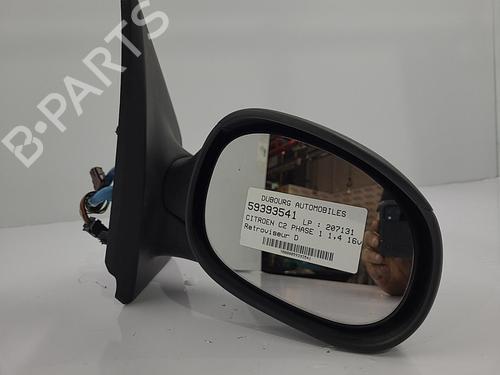 Used Right mirror CITROËN C2 (JM_) 1.4 16V (90 hp) 22820474
