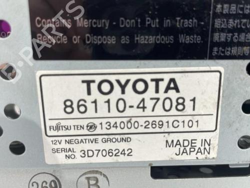 Radio TOYOTA PRIUS Liftback (_W2_) 1.5 Hybrid (NHW20_, NHW20R) | BP22832748E6