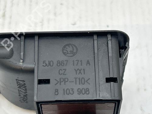 Left front window switch SKODA FABIA II (542) 1.2 | BP38476058I27 - Image 4