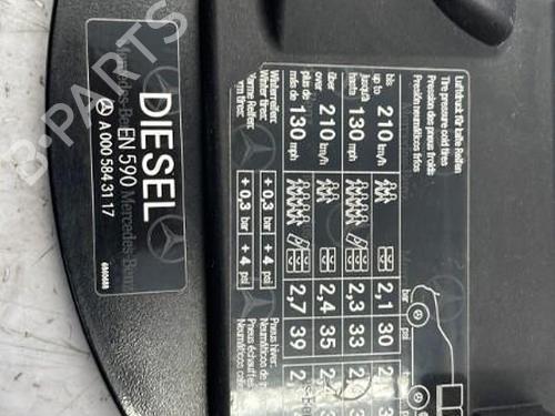 Used Fuel flap Fuel flap MERCEDES-BENZ CLS (C219) CLS 320 CDI (219.322) (224 hp) 22834190 22834190