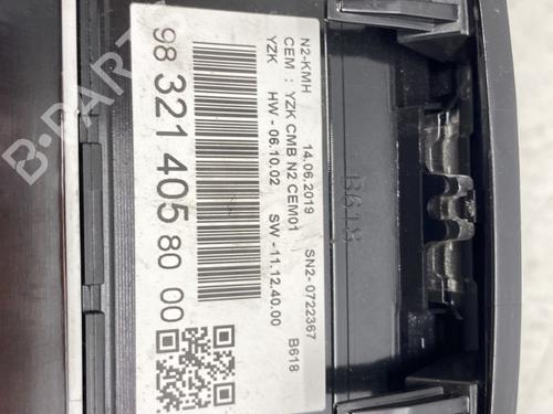 Instrument cluster CITROËN C3 III (SX) 1.5 BlueHDi 100 (SXYHYP, SXYHTU) | BP22860532C47 