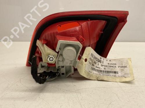 Used Left tailgate light AUDI A3 Sportback (8PA) 1.9 TDI (105 hp) 22863270