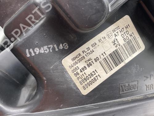 Right headlight PEUGEOT 207 (WA_, WC_) 1.4 HDi | BP32403584C29