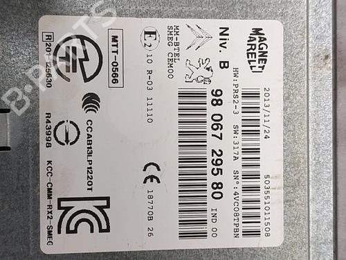Radio PEUGEOT 208 I (CA_, CC_) 1.2 VTI 82 | BP22850394E6 