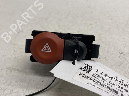 Used Warning switch RENAULT CLIO III (BR0/1, CR0/1) 1.5 dCi (88 hp) 29139274