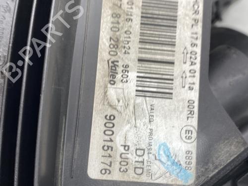 Right headlight PEUGEOT 2008 I (CU_) 1.6 BlueHDi 120 | BP32204318C29