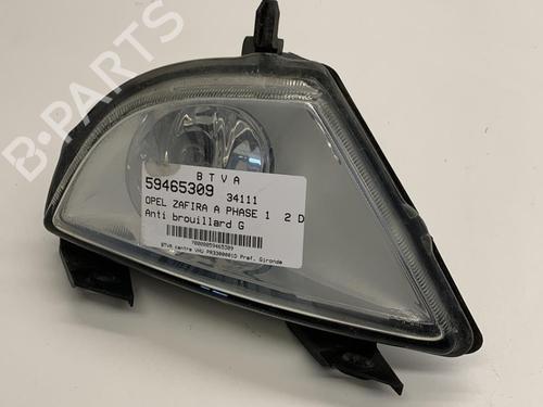 Used Left front fog light Left front fog light OPEL ZAFIRA A MPV (T98) 2.0 DTI 16V (F75) (101 hp) 22853775 22853775