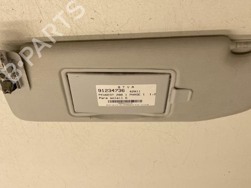 Left sun visor PEUGEOT 208 I (CA_, CC_) 1.2 VTI 82 | BP22861456I1 