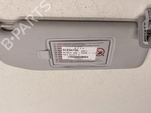 Right sun visor PEUGEOT 208 I (CA_, CC_) 1.2 VTI 82 | BP22861457I2 