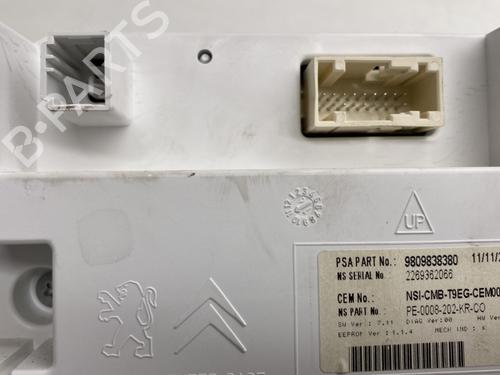 Instrument cluster PEUGEOT 308 II (LB_, LP_, LW_, LH_, L3_) 1.6 BlueHDi 120 | BP27586417C47 