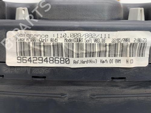 Used Instrument cluster PEUGEOT 406 Coupe (8C) 2.2 HDI (133 hp) 22850922