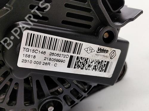 Alternator RENAULT KANGOO / GRAND KANGOO II (KW0/1_) 1.5 dCi 90 (KW05, KW08, KW0G, KW11) | BP22856590M7 