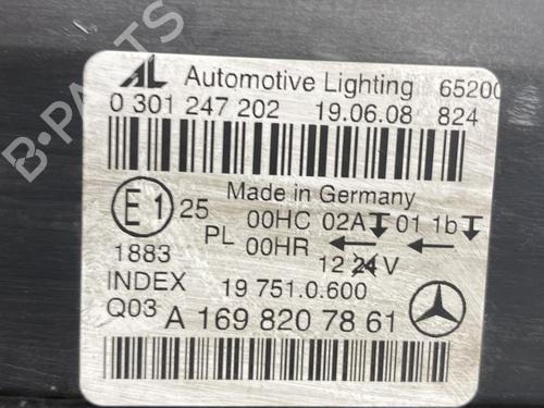Right headlight MERCEDES-BENZ B-CLASS Sports Tourer (W245) B 180 CDI (245.207) | BP28691930C29